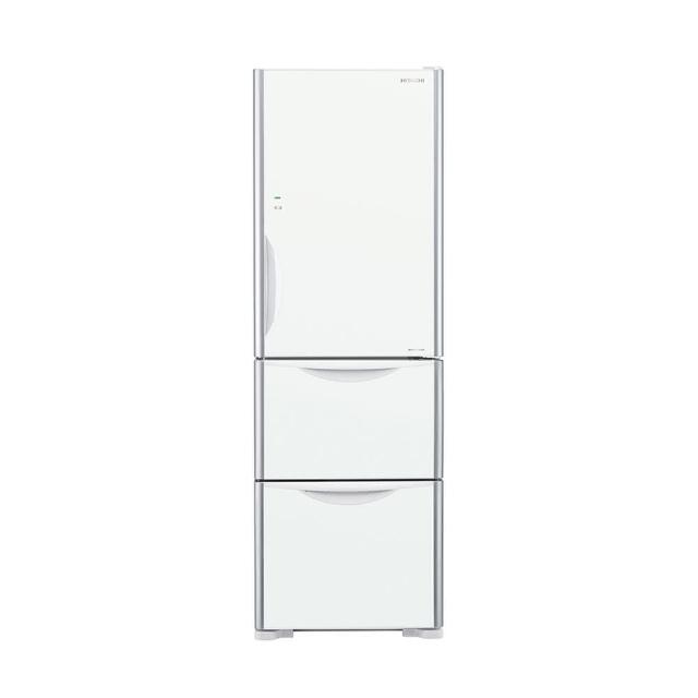 HITACHI 日立 RG36B 級琉璃保固三門冰箱,331公升大容量設計,一級能效節省電力,自動除霜功能省去清潔麻煩。右開門設計,寬度60公分,深度61-70公分,適閤家庭使用。採用琉璃白外觀,簡約時尚,提供高品質冷凍儲存體驗。 HITACHI日立 RG36B