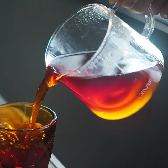 【Driver】波紋耐熱玻璃壺-600ml(附防塵蓋 刻度設計 茶壺 冷水壺 咖啡壺 量杯 玻璃杯 咖啡器具)