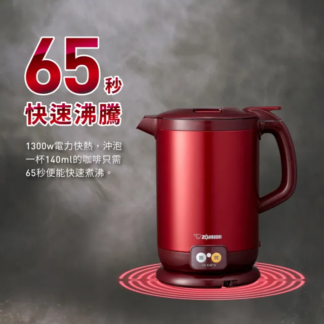 【ZOJIRUSHI 象印】象印*1公升*微電腦快煮電氣壺(CK-EAF10)