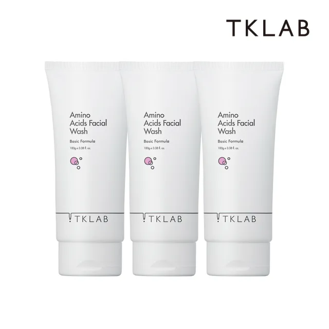 【TKLAB】胺基酸溫和潔顏霜x3入組