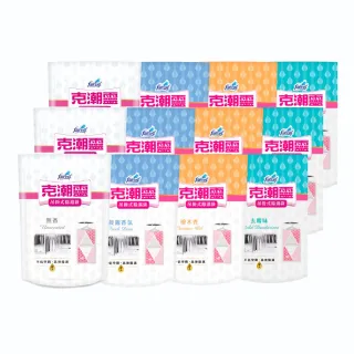 【克潮靈】吊掛式除濕袋24入-去霉味/檜木精油/晨露香氛/無香(2入/組-12組/箱-箱購)