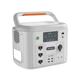 【emirai】次世代行動電站 白色(儲能 充電 BSMI認證 R56741 露營 逐露天下)