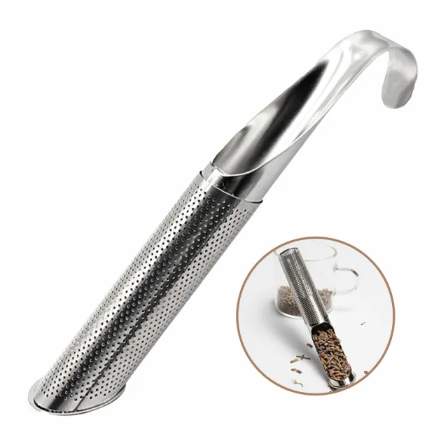 【EZlife】304不鏽鋼掛式煙斗泡茶濾茶器