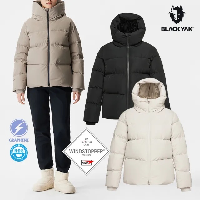【BLACKYAK】女 QUILTED WSP羽絨外套[二色]BYEB2WJ406(秋冬 鵝絨 Gore-Tex 防風 石墨烯 女外套)