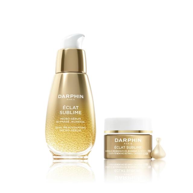 【DARPHIN 朵法l】金緻奢光療癒組(金緻再生奢光露30ml/小金球精露)