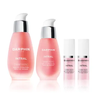 【DARPHIN 朵法】粉紅極致舒緩囤貨組(全效舒緩精華50ml+30ml/小粉紅)