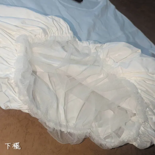 【PANGCHI 龐吉】棉質蓬蓬造型短袖上衣(9513263/11)