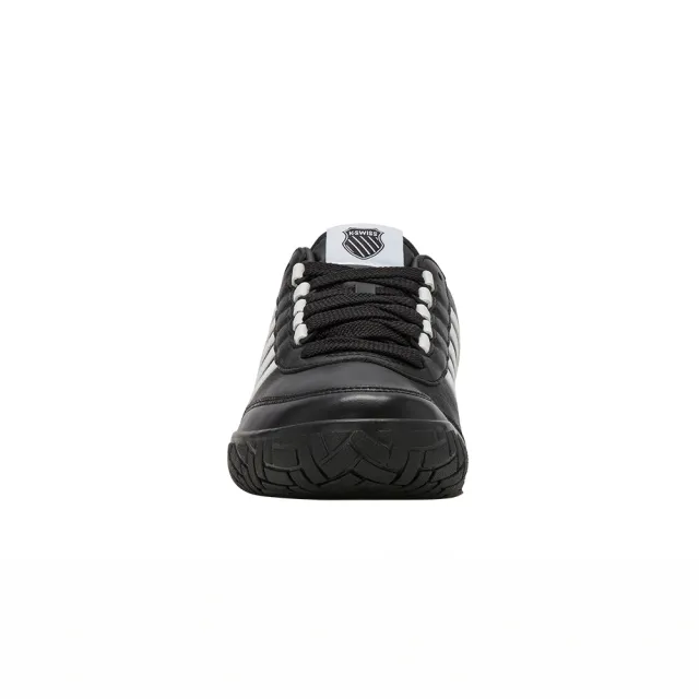 【K-SWISS】時尚運動鞋 VINTAGE TRAINER LTH 休閒 男鞋  黑白色 09462-013-M