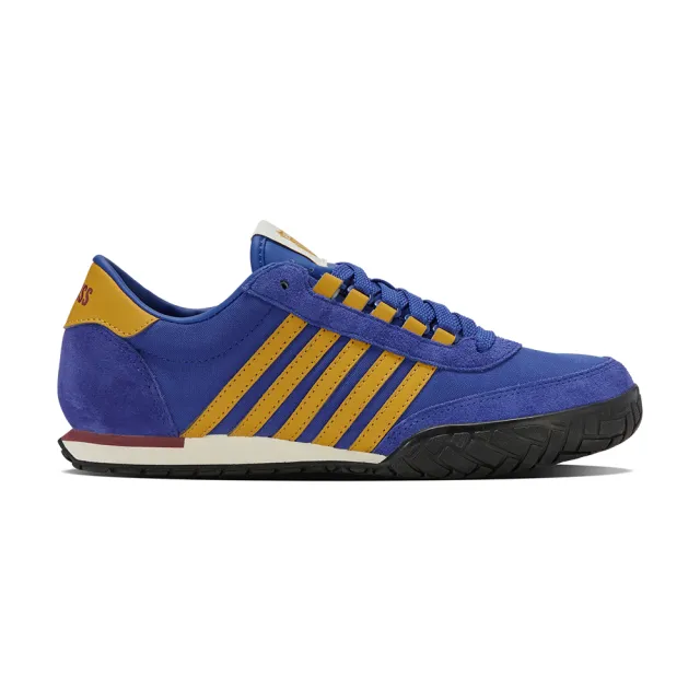【K-SWISS】時尚運動鞋 VINTAGE TRAINER T 休閒 男鞋  藍黃色 09463-482-M