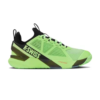 【K-SWISS】專業網球鞋 K-FRAME SPEED RUBLO 運動 男鞋  螢光綠黑色 09483-306-M