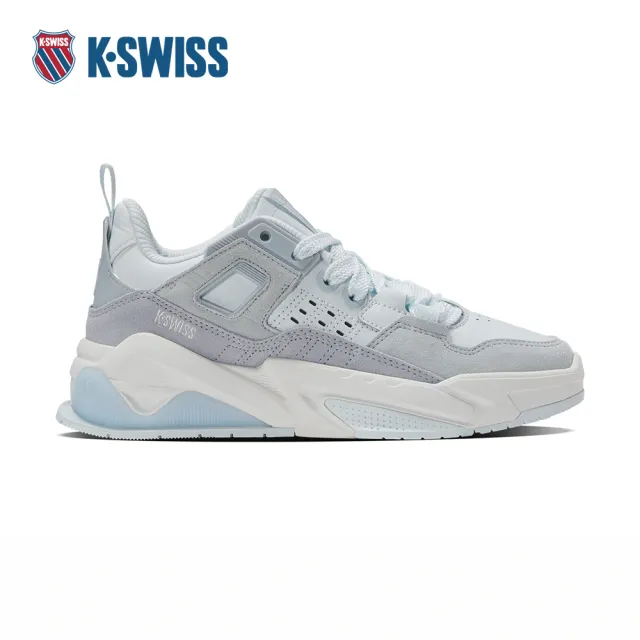 【K-SWISS】經典運動鞋 TECHNA 休閒 女鞋 白灰色 99448-461-M