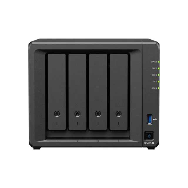 【Synology 群暉科技】搭 4TBx2★ DS425+ 4Bay NAS 網路儲存伺服器(Intel/2GB)(HAT3300-4T)