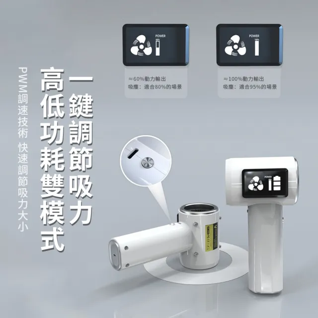 【OMG】車用吸塵器三合一 無線手持 大吸力 吸塵吹氣打氣機 汽車清潔 吹吸兩用 便攜充電