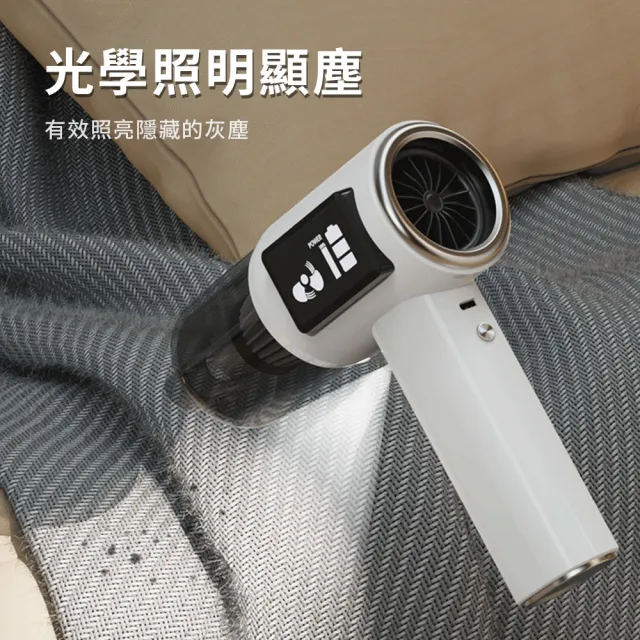 【OMG】車用吸塵器三合一 無線手持 大吸力 吸塵吹氣打氣機 汽車清潔 吹吸兩用 便攜充電