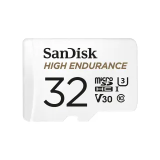 【SanDisk】行車記錄器/監控專用High Endurance microSD 記憶卡 32GB(公司貨)