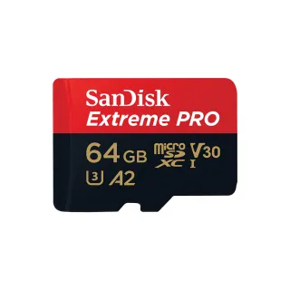 【SanDisk 晟碟】ExtremePRO microSDXC UHS-I 64GB 記憶卡(公司貨)