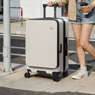 【American Explorer】25/30吋 上掀行李箱 TSA海關鎖 上掀式 前開式 可擴充 PC材質 雙排輪 CF62/CF8 旅行箱