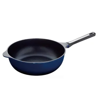 【日本Arnest】Bellfina鑽石極輕化平底深型不沾炒鍋-28cm(三色任選一/不沾鍋 /瓦斯爐及電磁爐款任選一)