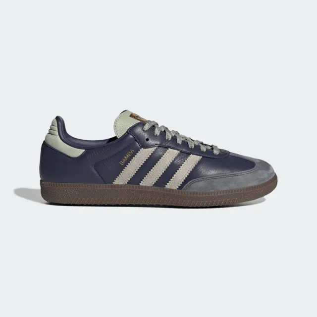 【adidas 愛迪達】愛迪達 Samba OG 男女 休閒鞋 德訓鞋 舒適 深藍 灰(KI8888)