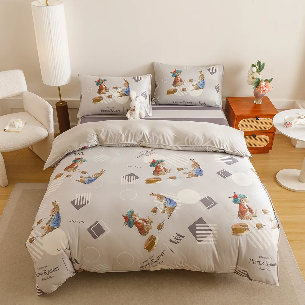 【PETER RABBIT】比得兔與V&A博物館 床包兩用被組-任選(單人/雙人/加大 均一價/正版授權)