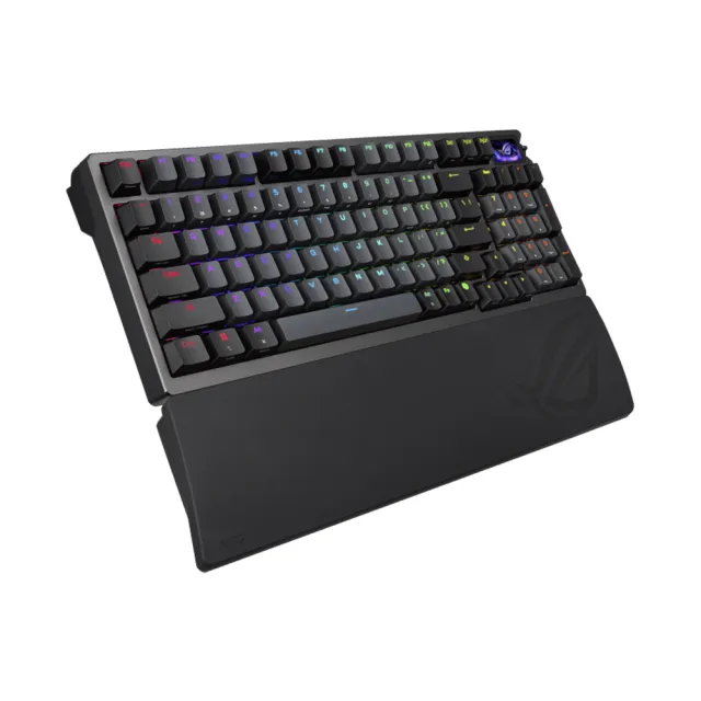 【ASUS 華碩】Azoth 96 HE Gaming Keyboard 無線電競鍵盤 - 黑色(ROG HFX V2 磁性軸)