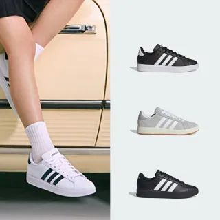 【adidas 愛迪達】GRAND COURT CLOUDFOAM 休閒運動鞋 男鞋 多款任選(GW9196/GW9195/IH6185)