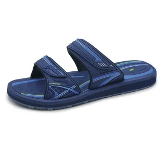 【G.P】男款高彈性舒適雙帶拖鞋G6159M-藍色(SIZE:40-44 共二色)
