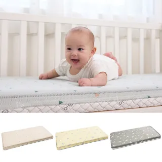 【GIO Pillow】中床 60×120cm 三明治超透氣成長床墊 M號(透氣床墊 可水洗床墊 嬰兒床墊 涼感床墊)