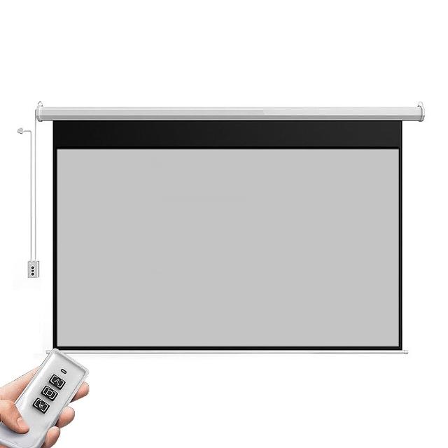 高畫質4K投影幕布，採用抗光黑鈦晶幕面設計，色彩還原度高，廣角178度，耐髒易清潔。具備氣動式地拉幕功能，高度自由調節，雙支撐杆設計，適合壁掛與移動使用。白玻纖幕面提供優質畫質，是家庭與商務投影的首選。