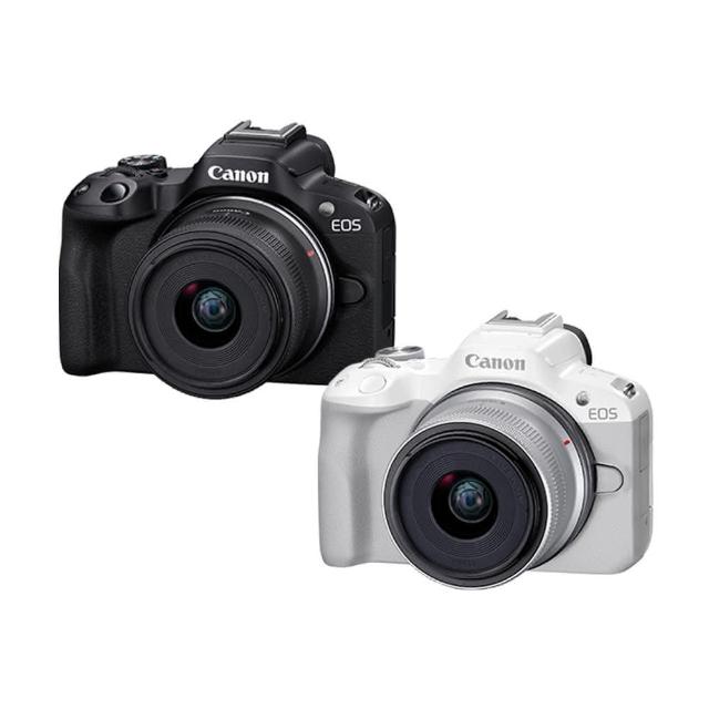 【Canon】EOS R50 + RF-S18-45mm F4.5-6.3 IS STM 單鏡組(公司貨)