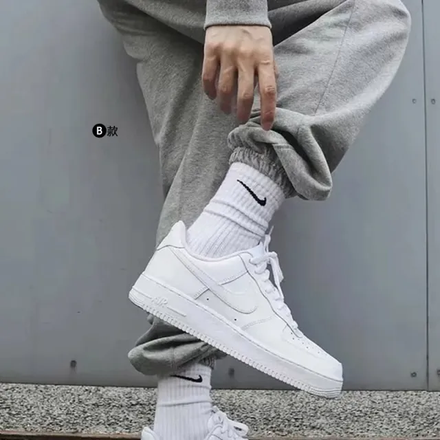 【NIKE 耐吉】運動鞋 休閒鞋 女鞋 WMNS AIR FORCE 1 07 全黑 白 AF1(DD8959-001&)