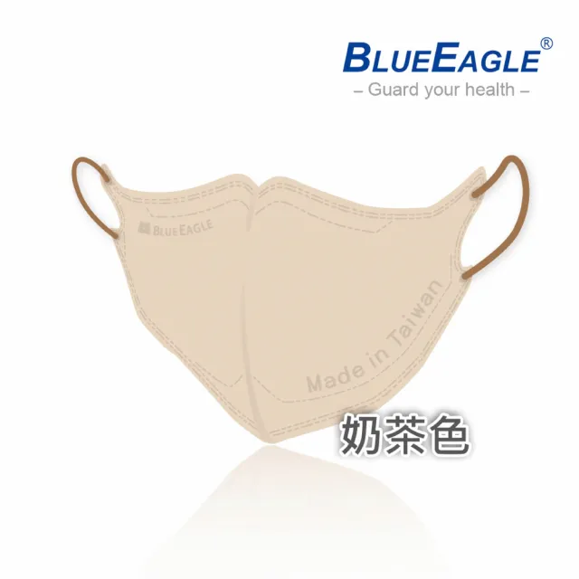 【藍鷹牌】N95立體型兒童醫用口罩 UV系列 50片x4盒(2種尺寸-10色可選)