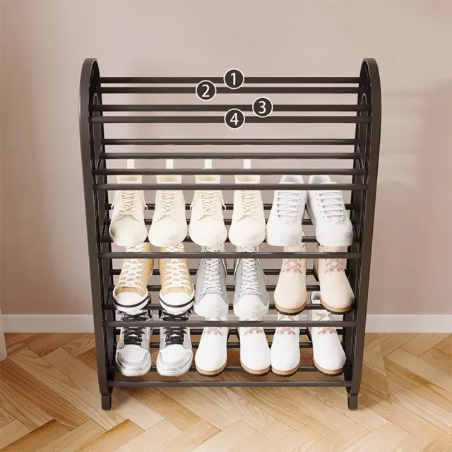 【Quality 聚家】現代簡約鞋櫃 多功能鞋架 家用多層鞋櫃 三層（60*23*46CM）(加寬層距 承重力強 安裝快捷)