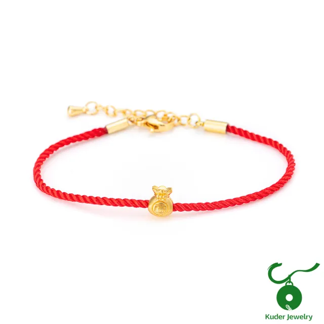 【K.D.J 圓融珠寶】999黃金手鍊/項鍊買一送小金馬墜(多選1)