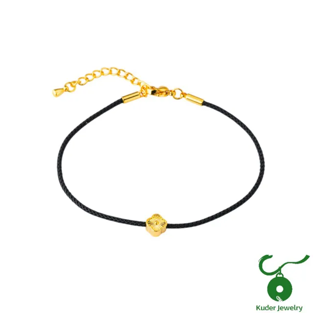 【K.D.J 圓融珠寶】999黃金手鍊/項鍊買一送小金馬墜(多選1)