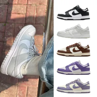 【NIKE 耐吉】運動鞋 休閒鞋 W NIKE DUNK LOW 女鞋 復古鞋 經典 熊貓 灰白 多色(DD1503-101&)