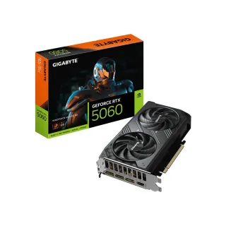 【GIGABYTE 技嘉】GeForce RTX 5060 WINDFORCE MAX OC 8G 顯示卡(GV-N506WF2MAX OC-8GD)
