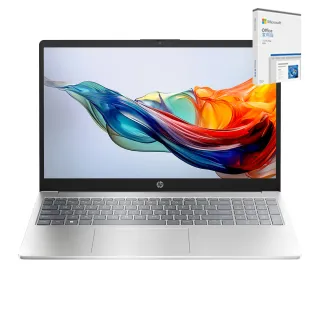 【HP 惠普】Office 2024★15吋R5-7520U輕薄效能筆電(15-fc0767AU/16G/512G/W11/星河銀)