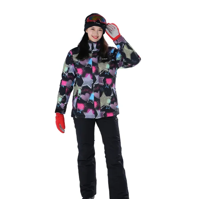 【St.Bonalt 聖伯納】時尚背帶雪褲|女款 FW9017 (防水 防風 耐磨 透氣 透濕)