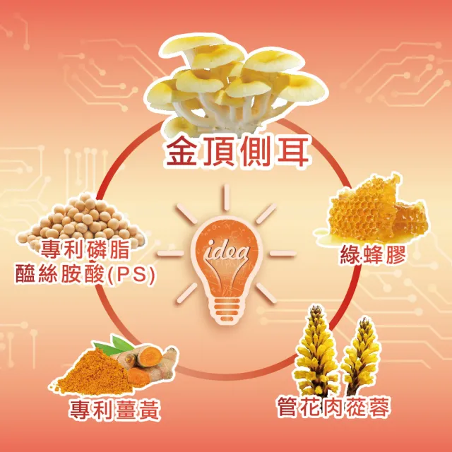 【威瑪舒培】循利寧金鼎側洱PS益康膜衣錠_一入(共30錠_全素_專利薑黃_丹蔘萃取)