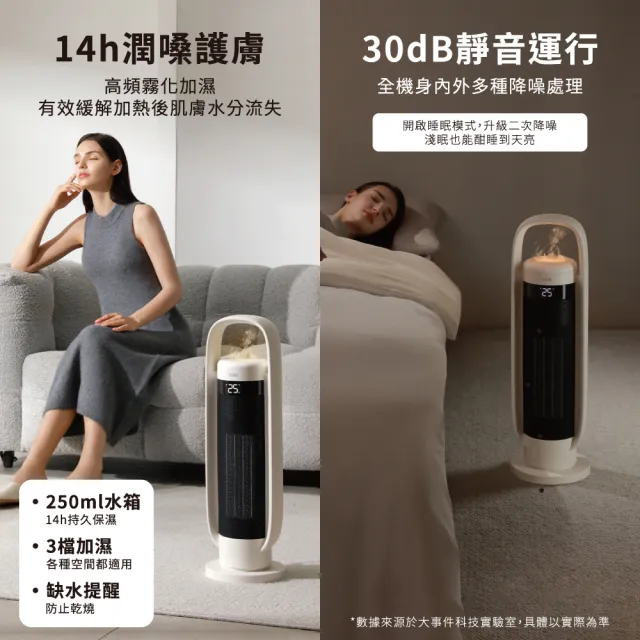 【SOTHING 向物】加濕冷暖陶瓷電暖器/暖氣機/電暖爐 - 行星 (語音/遙控/米家APP/自動擺頭/暖風扇/暖氣機)