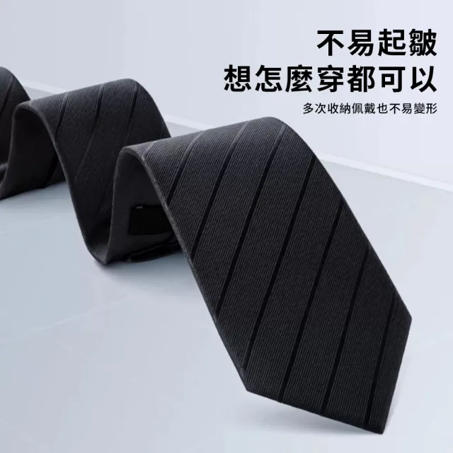 【YUNMI】休閒商務手打男士領帶 免打結拉鏈領帶 自動領帶 懶人領帶 百搭領帶（情人節/父親節/生日禮物）