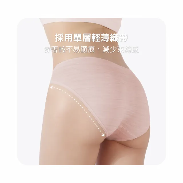 【MarCella 瑪榭】3件組-MIT-無縫抗菌內褲-花紗中低腰(女內褲/抗菌內褲/無縫內褲)
