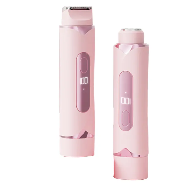 【小不記】男女通用 電動刮毛器 除毛器 剃毛器 私密處除毛(私處 剃毛 刮毛 除毛刀 二合一雙頭 美體脫毛儀)