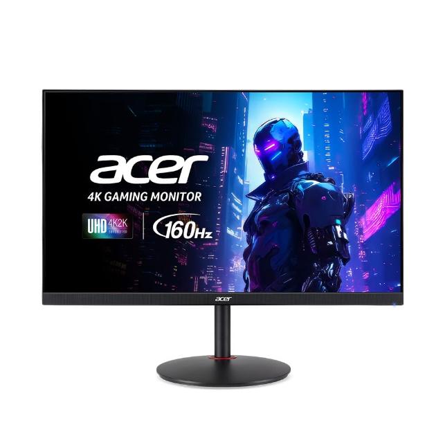  Acer 宏碁 XV272K V5 27吋 4K UHD (3840x2160) IPS 面板顯示器，擁有 160Hz 高更新率與 0.5ms 極速反應時間，內建 AMD FreeSync Premium 科技防畫面撕裂，支援 HDR400 及 1.07 億色廣色域，適合電競遊戲、專業攝影設計、看片追劇與健康護眼需求。具備 HDMI/DP 輸入、內建喇叭、VESA 壁掛設計，Native 400nits 亮度與 178° 廣視角，三年保固，電競與多媒體首選！ 