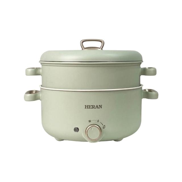 【HERAN 禾聯】3L料理美食蒸煮陶瓷電火鍋 HHP-10SP01S
