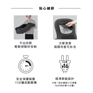 【台隆手創館】ATEX TOR頂級揉捶氣壓按摩椅墊AX-HPT221 (廠配)