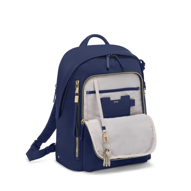【TUMI】Voyageur Halsey 14 吋筆電都會休閒後背包 - 皇家藍 (TUMI 官方旗艦店)