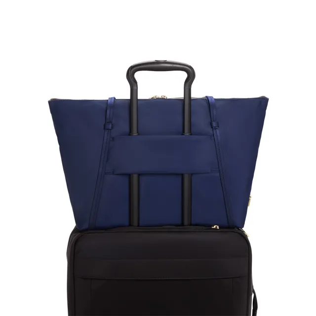 【TUMI】Voyageur Q Tote 都會時尚托特包 - 皇家藍 (TUMI 官方旗艦店)
