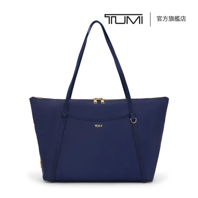【TUMI】Voyageur Q Tote 都會時尚托特包 - 皇家藍 (TUMI 官方旗艦店)